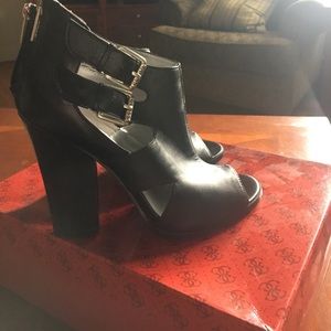 Guess open toe bootie